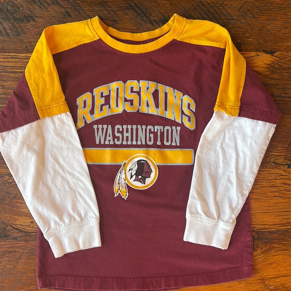 TWO NFL Washington Redskins long sleeve T Shirts